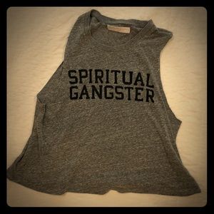 Spiritual gangster small muscle tee